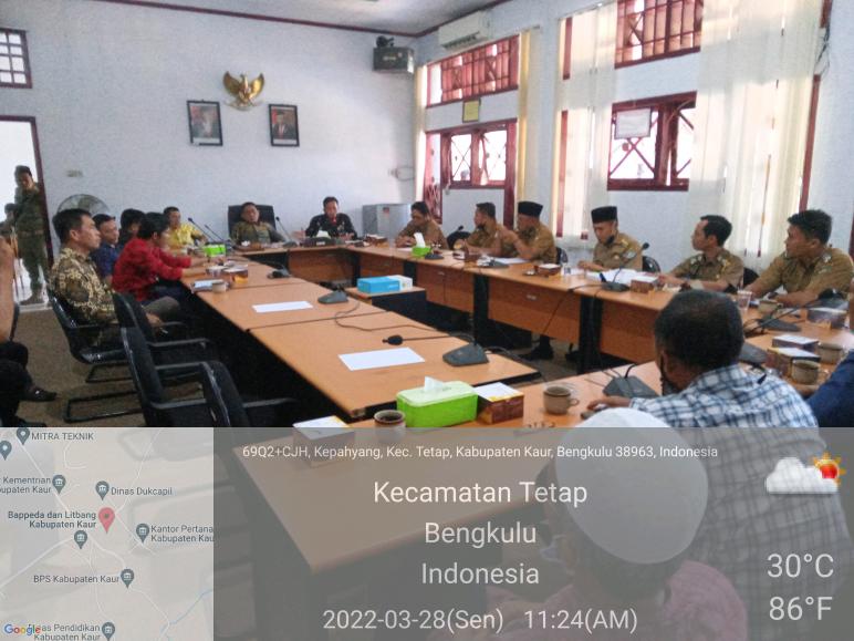 Rapat komisi DPRD kaur