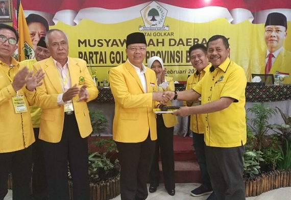 Kader Satu Suara, Rohidin Kantongi Mandat Ketua Golkar Provinsi