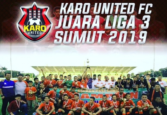 Karo United FC Juara Liga 3 Indonesia Zona Sumatera Utara