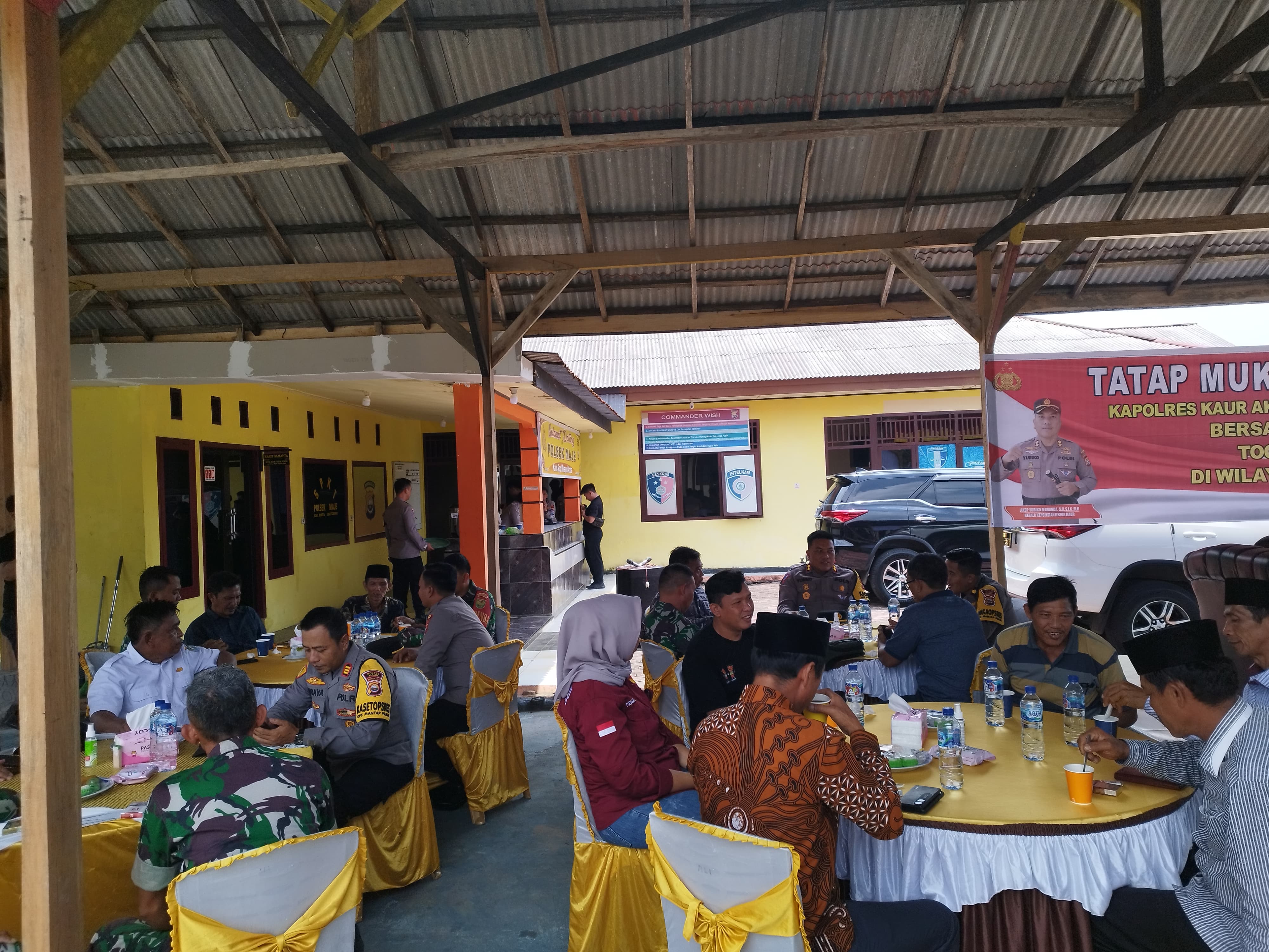 Kunjungan Polsek Maje