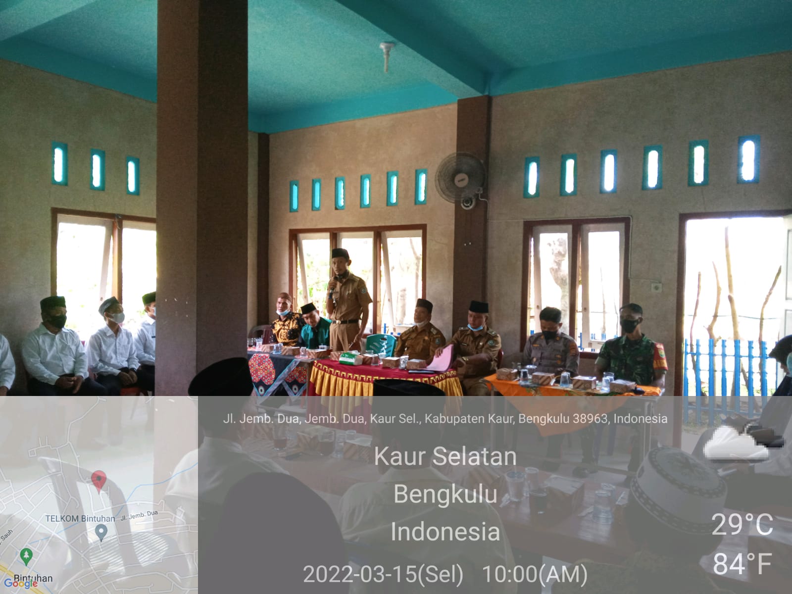 sambutan camat