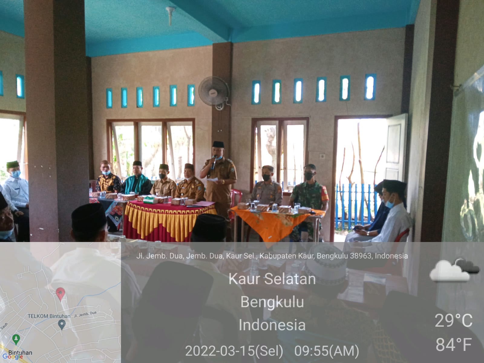 sambutan kades